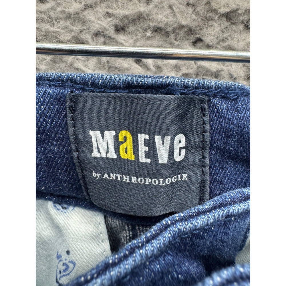 Maeve by‎ Anthropologie The Essential Slim Crop Denim Jeans Blue Womens Size 25 - Picture 6 of 15